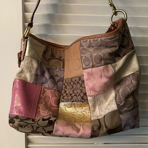 Vintage Coach Patchwork Purse